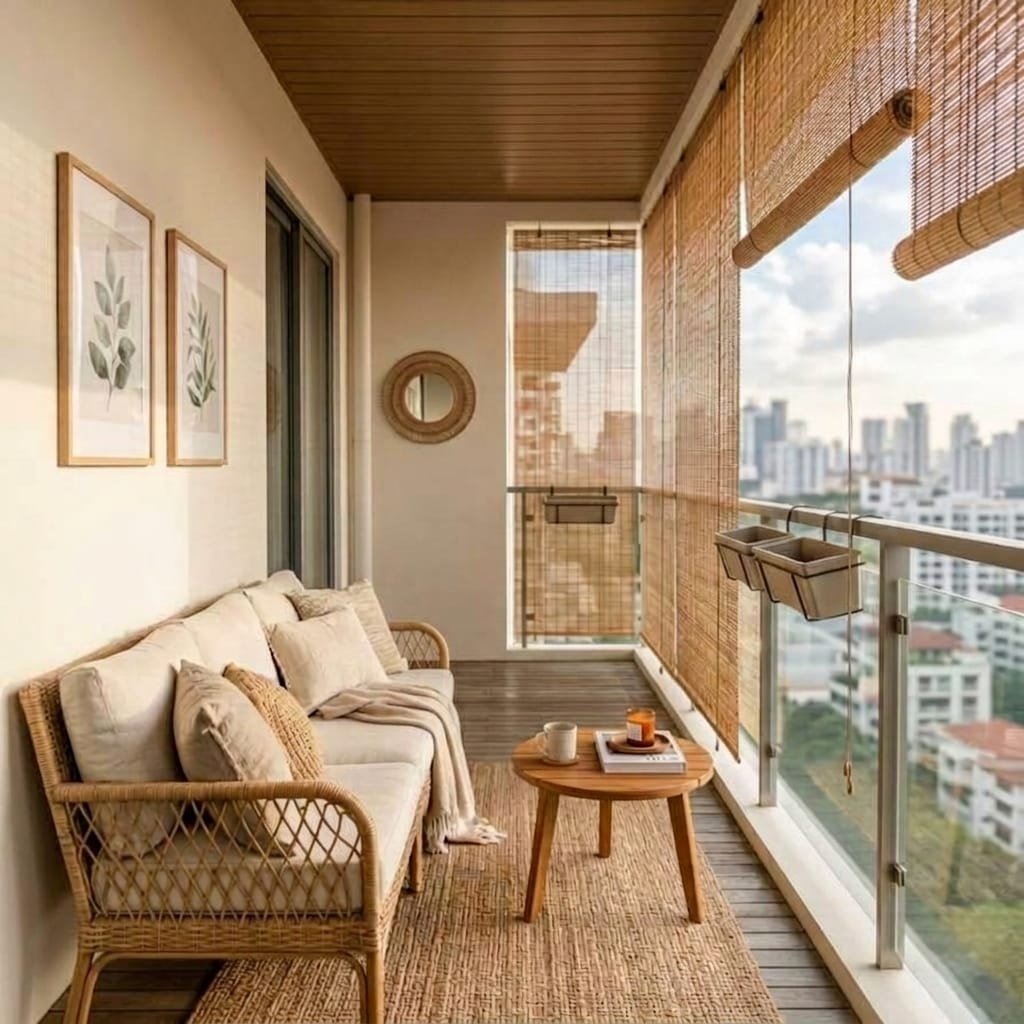 Before — Compact Balcony Makeover