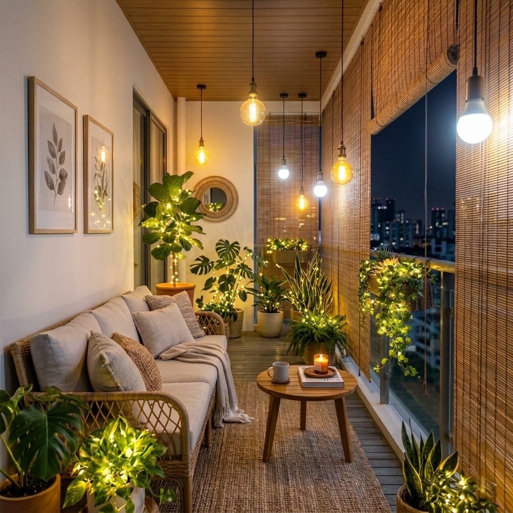 After — Compact Balcony Makeover